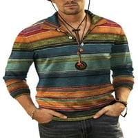 Muška polo majica, geometrijski vrhovi, bluza s reverom i gumbima, pulover, uredske majice, stil-9-inčni 2-inčni