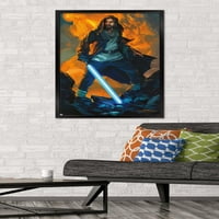 Zidni poster Ratovi zvijezda: Obi-Van Kenobi-Obi-Van Mustafar, 22.375 34 uokviren