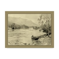 Zaštitni znak likovne umjetnosti na rijeci M. A., ulje na platnu Ernesta Briggsa