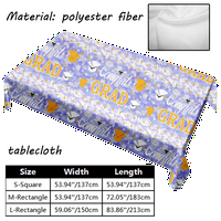 Stolnjak, pravokutni pokrivač za stol s točkicama, pogodan za rođendanske zabave, maturalne zabave i stolnjake