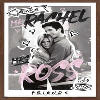 Prijatelji - zidni poster Rossa i Rachel, 22.375 34