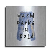 Luksuzna metalna umjetnost pravila pranja rublja Sue Schlabach, zidna umjetnost izrađena od metala, 24men24