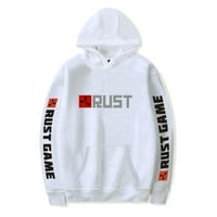 Rust Game Hoodie Fashion Dugi rukavi pulover Street Exetssuit Casual Twimshirt