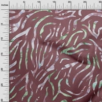 Jednobojna rajonska šifonska vinska tkanina s tropskim lišćem Monstera tkanina za šivanje s otiskom širine dvorišta