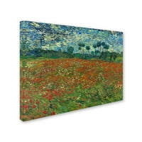 Zaštitni znak likovne umjetnosti polje maka, van Goghovo ulje na platnu