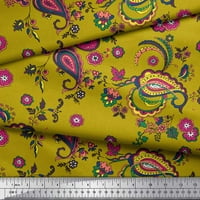 Pamučna Pletena tkanina s cvjetnim printom i paislee uzorkom iz about-a