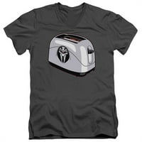 Majica kratkih rukava s tosterom od pamuka Za Odrasle u obliku slova 30, boja ugljena - srednja