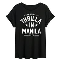 Mohammed Ali-boksačka Trilla legenda u Manili-savršena majica s istaknutim mišićima za juniore