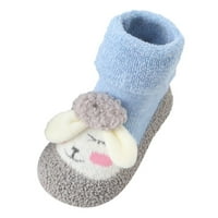 Rovga Toddler cipele za djecu dječje papuče Slatke tople kućne papuče za obložene zimske cipele