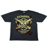 Muška siva zombi odziva Team Graphic Halloween majica X-Large