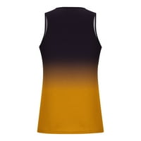 Okrugli dekolte ljetni vrhovi za muškarce bez rukava Novi gradijent 3D Tank Top Sportske majice bez rukava Tank