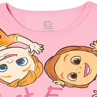 Majica za djevojčice Cocomelon Baby & Toddler, veličine 12m-5T