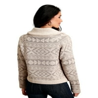 Ženski ošišani džemper u boji 11-027-0539-inča