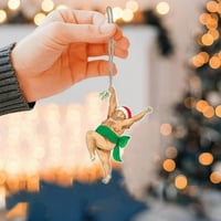 Božićni ukrasi božićni film viseći avionski ukras dekoracija božićnog drvca car ogledalo ogledalo zanat
