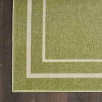 Unutarnji i vanjski tepih od zelene Bjelokosti 5' 7'