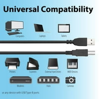 Kompatibilan s 6,6 stopa kompatibilan s 6,6-kabel zamjena kabela za pisač