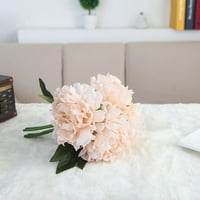 Yubnlvae Umjetna svilena cvjetovi božura cvjetna vjenčana svadbena mladenka Hydrangea ružičasti dekor doma