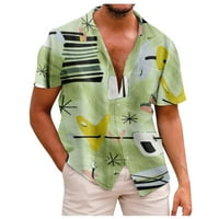 Ljetni trendovski klirens muške košulje dizajner proljetni ljetni muški casual pamučna čvrsta boja majice kratkih