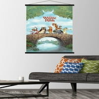 Disneevski Vinnie-Pooh: filmski zidni plakat na jednom listu s drvenim magnetskim okvirom, 22.37534