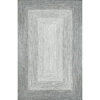 Unutarnji i vanjski ombre pleteni tepih od 4' 6' ugljena