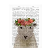 Zapanjujući funk print na platnu ovčja boemska knjiga