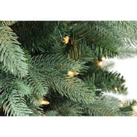 4.7 'Presvijetljeno vitko svježe rezanje Carolina Frasier FIR Umjetni božićno drvce - bistra svjetla