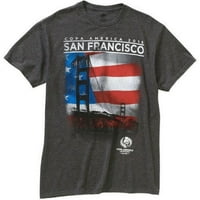 Muška majica kratkih rukava za američki kup u San Franciscu