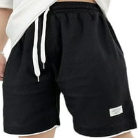 Muške kratke hlače za plažu, donji dio s elastičnim strukom, ravne ljetne kratke hlače, havajske mini hlače za