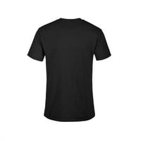oživljena Muška crna majica s grafikom - dizajn Od 9. do 3.