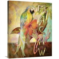 u. Macaw Cafe Art Print - Alma Lee