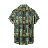 Frakarna havajska košulja za muškarce, unise ljetna plaža ležerna gumba kratkih rukava dolje, tiskana odjeća za