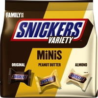 Snickers Minis čokoladni bomboni Bars Variety Pack, Oz