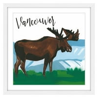 Marmont Hill Vancouver Moose Mollie Rosner, gravura uokvirene slike