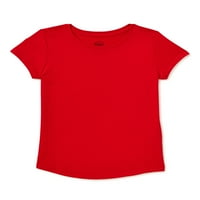 Wonder Nation Girls Kid Tvrda majica s kratkim rukavima, veličine 4-18