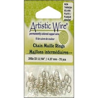 Art Wire Chain Maille Jump RNG 20GA 11 64 SLV70PC