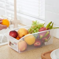 Temacd Kitchen hladnjak Plastična bistra ladica košarica Organizator držača voća