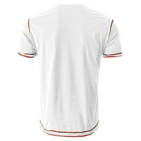 Majice kratkih rukava za muškarce modne Ležerne jednobojne široke košulje s okruglim vratom za sport i atletiku