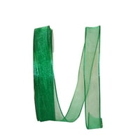 Papir za sve prigode smaragdno zelena Najlonska tkana prozirna traka, 900 0.62