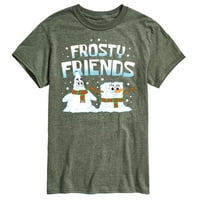 SpongeBob SquarePants - Frosty Friends - Grafička majica s kratkim rukavima za muške rukave