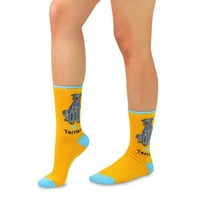 Teehee zabavni novi noviteti pamučne čarape za posade za žene i muškarce multi-pack