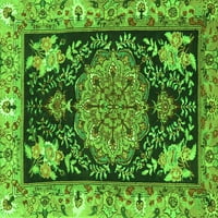 Tradicionalni unutarnji tepisi u zelenoj boji, 6' 9'