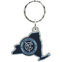 New York City FC Acril Keychain State Logo