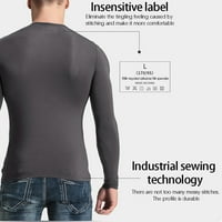 Rasprodaja tankog termalnog donjeg rublja Muška odjeća s izrezom u obliku slova u, prozračna osnovna Donja košulja