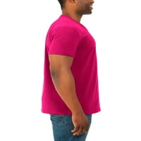Muška meka lagana majica kratkih rukava s kratkim rukavima u obliku slova u obliku slova u-pakiranje, veličine