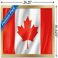 Plakat na zidu zastave Kanade, 14.725 22.375