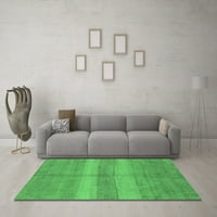 Moderni tepisi za sobe okruglog oblika, apstraktni uzorak smaragdno zelene boje, 3' okrugli