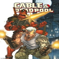 Comics about-poster na zidu s Deadpoolom i kabelskom televizijom, 22.375 34