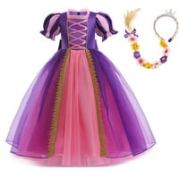 Djevojke rapunzel princeze kostimi puff rukavi maštovi
