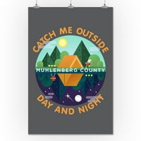 Muhlenberg County, KY, uhvati me vani, konturu