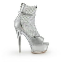 Golden Bulls Voltaire- jasna platforma modna mreža sandala u srebru